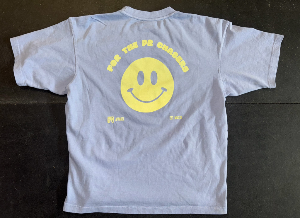 For The Chasers T Shirt Purple: Yellow back