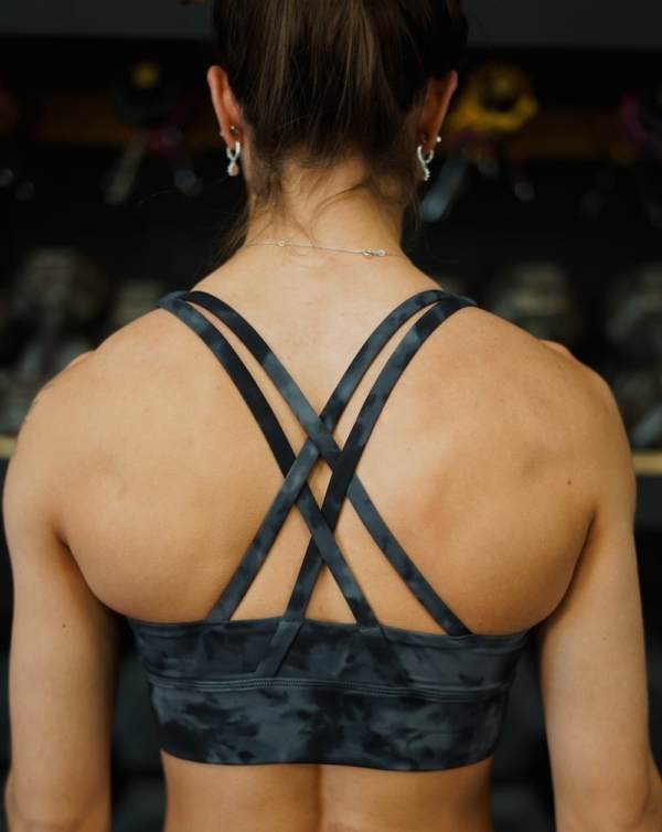 The Lifestyle Sports Bra Tie Dye Back