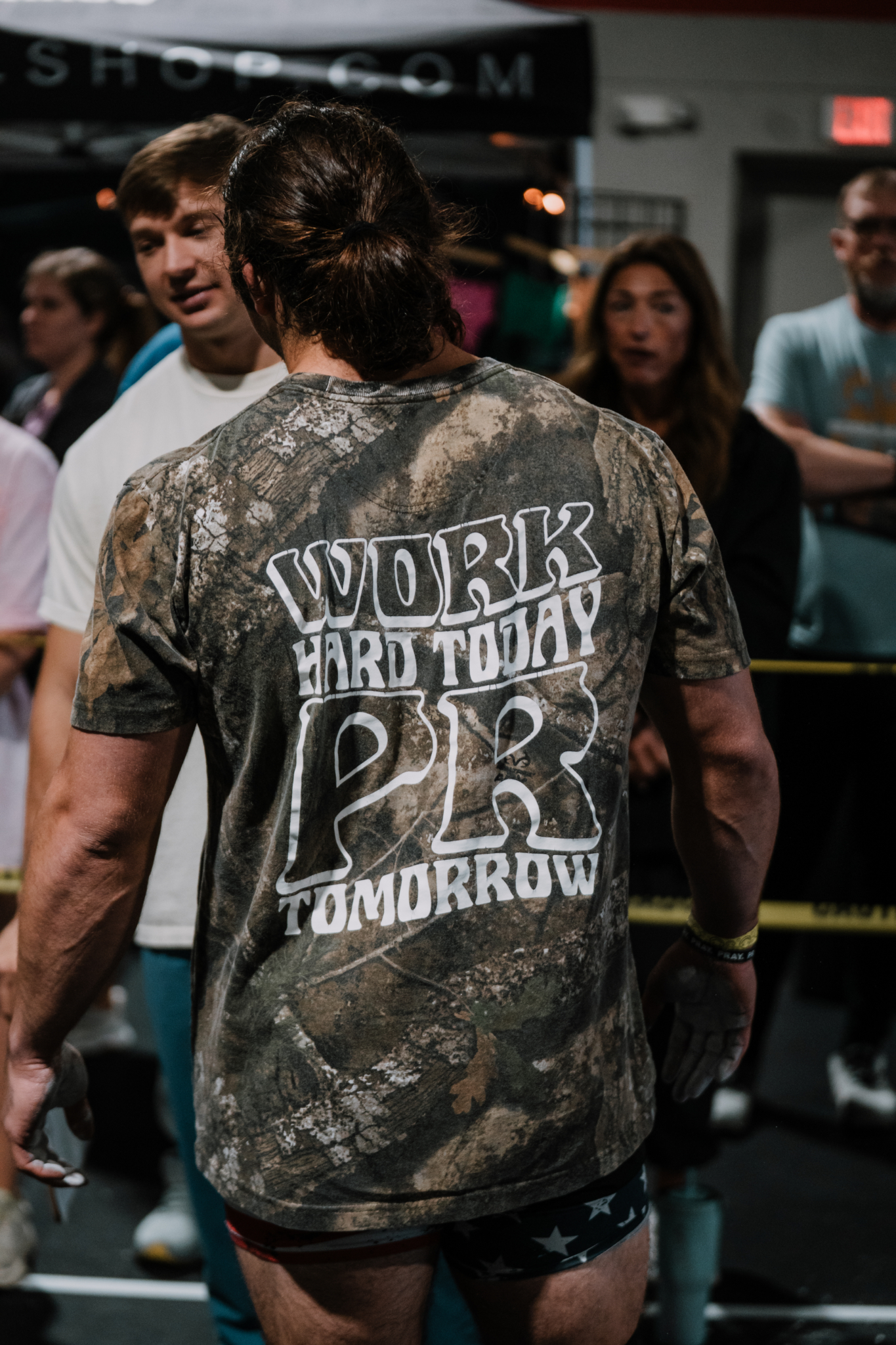 Traditional Camo Work Hard Today Tee
